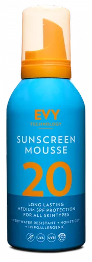 EVY Sunscreen Mousse SPF 20 opaľovacia pena 150ml