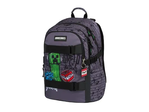 Batoh školský BAAGL Skate Minecraft