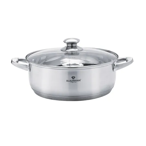 BLAUMANN - Randlík 7L s pokrievkou nerez 28cm Gourment