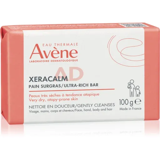 Avène XeraCalm A.D. Ultra-Rich Bar ultra vyživujúca kocka na umývanie pre suchú až atopickú pokožku 100 g