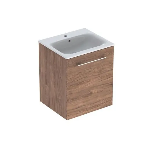 Geberit Selnova kúpeľňová skrinka s umývadlom 55x50,2x65,2 cm v prevedení orech hickory 501.250.00.1