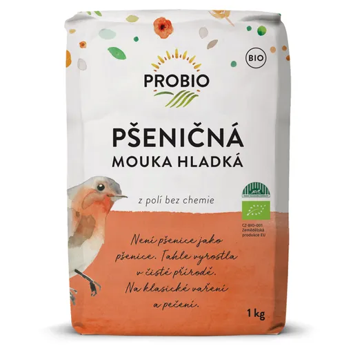 PROBIO Múka pšeničná biela hladká BIO 1 kg