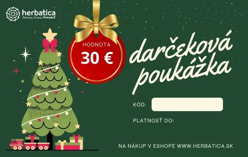 Darčeková poukážka Herbatica v hodnote 30€
