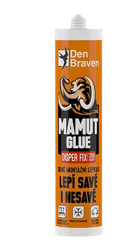 MAMUT GLUE DISPER FIX - Silné montážne lepidlo biela 0,28 L