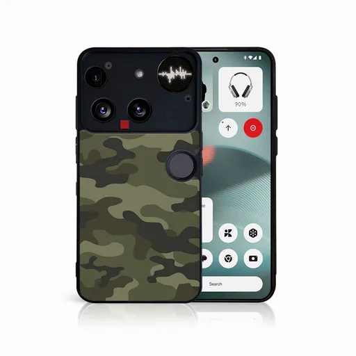 MY ART Ochranný kryt pre Nothing Phone (3) GREEN CAMO (235)