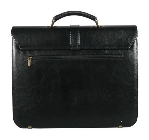 Pánska aktovka REAbags 7173 - čierna/nikel