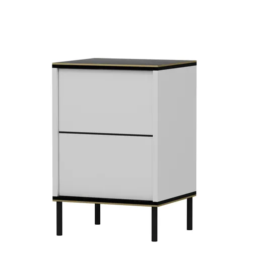 Nočný stolík Imaj White Marble