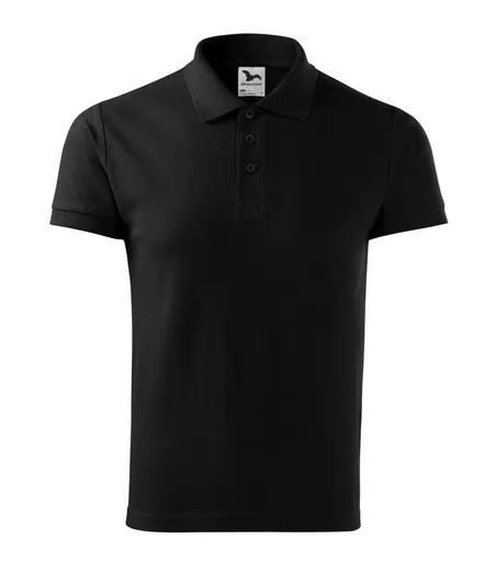 MALFINI Pánska polokošeľa Cotton Heavy - Čierna | 3XL
