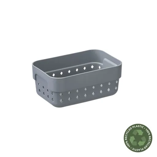 PLAST TEAM - Košík úložný S šedý Seoul