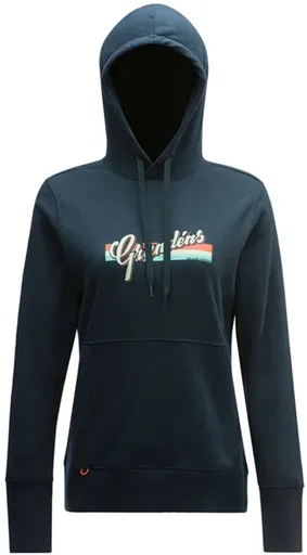 Grundéns dámska mikina women's script hoodie midnight - xl