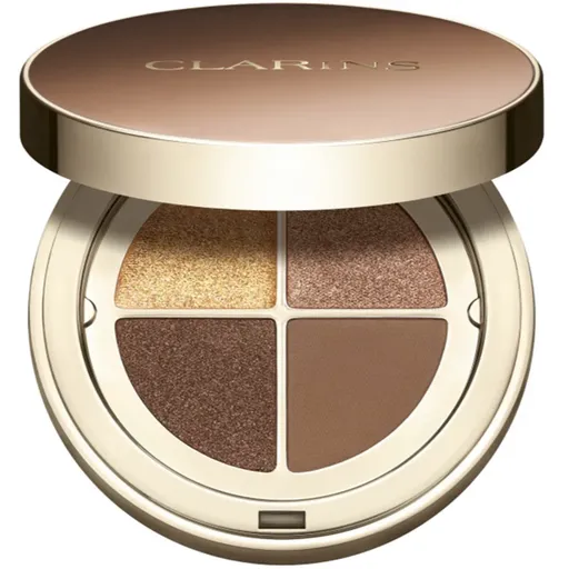 Clarins Ombre 4 Colour Eye Palette paletka očných tieňov pre dlhotrvajúci efekt odtieň 04 - Brown Sugar Gradation 4.2 g