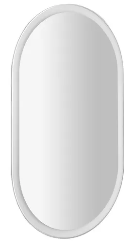 SAPHO - PARGA oválne zrkadlo s LED osvetlením 60x100 cm PG600