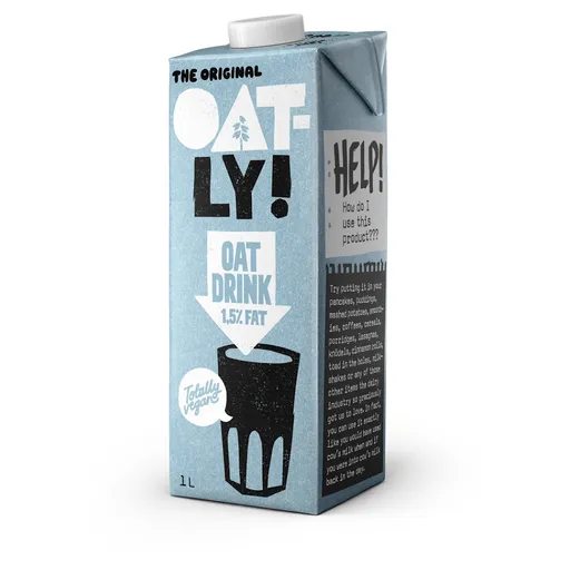OATLY Ovsený nápoj 1,5% tuku 1 liter