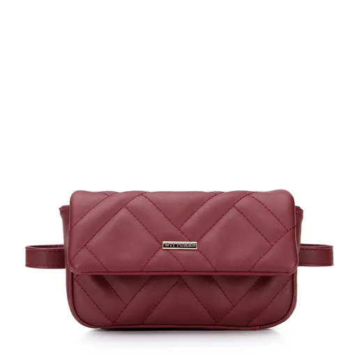 Damska torebka nerka geometrycznie pikowana 95-3Y-517-3