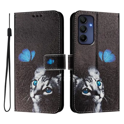 ART Peňaženkový kryt pre Samsung Galaxy A36 CAT BUTTERFLY