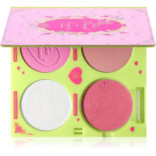 Too Faced Holiday Fairytale Crush Blush & Highlighter Set kontúrovacia paletka tváreniek s rozjasňovačom 10 g