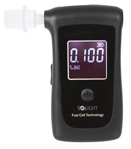 Solight 1T06 alkohol tester, technológia Fuel Cell