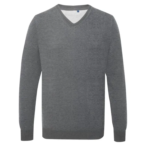 Asquith & Fox Pánsky sveter s výstrihom do V - Uhľová | XL