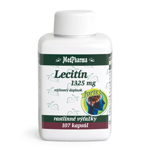 MEDPHARMA Lecitín Forte 1325 mg 107 kapsúl