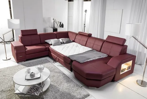 Stagra Rohová sedacia súprava NAPOLI U Napoli: S rozkladom - 3BL+R+3F+OBP