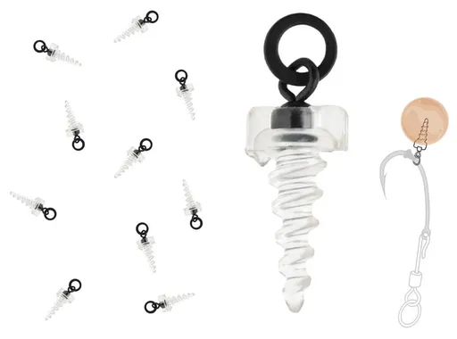 Zfish vrtáčik s obratlíkom a krúžkom 10 ks