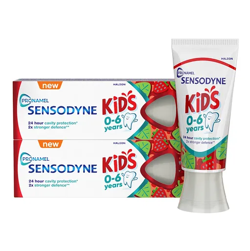 SENSODYNE Kids zubná pasta pre deti 0-6 rokov 2 x 50ml