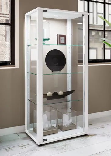VCM Stojací vitrína Kavisa M, bílá