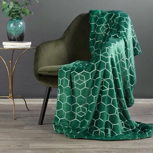 ArtFir Deka MALIBU | tmavozelená/strieborná 150 x 200 cm