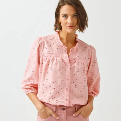 Madeirová blúzka s 3/4 rukávmi