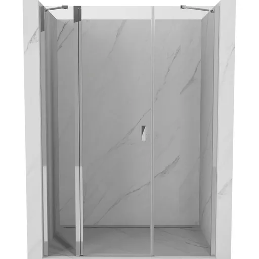 MEXEN/S - Mist sprchové dvere krídlové 135, transparent, chróm 8A4-135-001-01-00