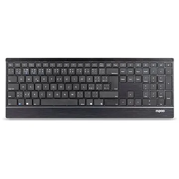 Rapoo multimode klávesnica E9500M  CZ/SK čierna (Rapoo E9500M)