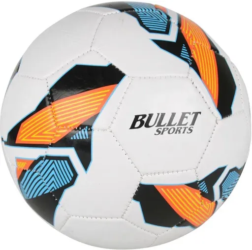 Futbalová lopta Bullet Sports veľ. 5, bielo-oranžový
