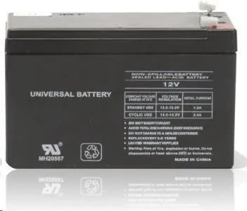 EUROCASE batérie do UPS NP7-12, 12V, 7Ah (RBC2)