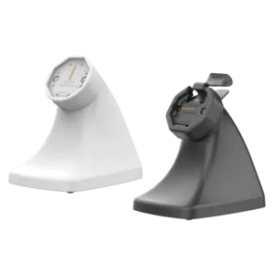 RAM Mounts GDS Uni-Conn Powered Snap-In Kiosk Dock - Rear Pogo-Pins - RJ45 Connection - PoE (Power over Ethernet) - Light Gray