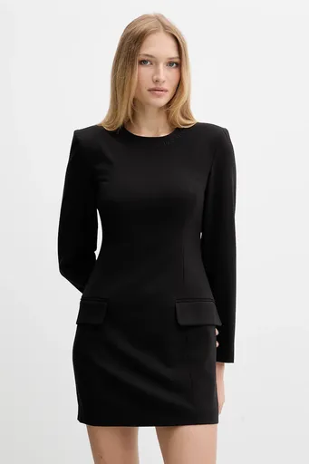 Šaty s prímesou vlny Armani Exchange