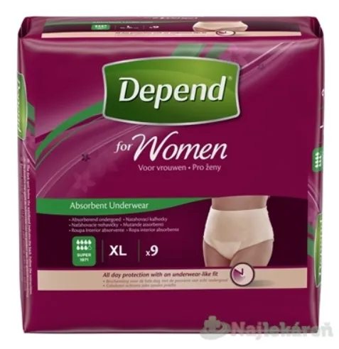 Depend Super XL 9 ks