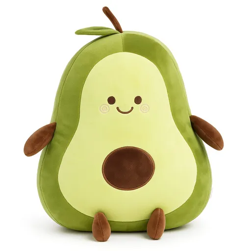 Vankúšik Squish Avokádo Béďa, 45 x 36 x 16 cm