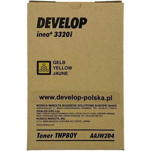Develop TNP-80 AAJW2D4 žltý (yellow) originálny toner