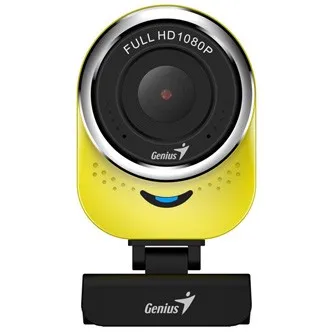 Genius 32200002409, Full HD Webkamera QCam 6000, 1920x1080, USB 2.0, žlutá, Windows 7 a vyšší, FULL HD, 30 FPS