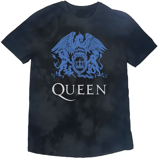 Queen tričko Blue Crest Čierna XXL
