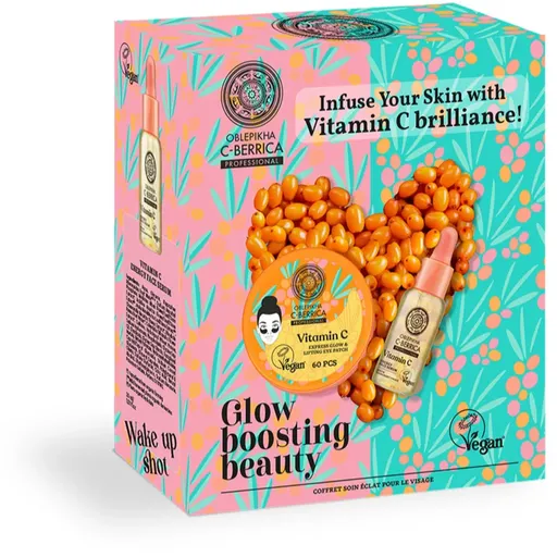 Natura Siberica Oblepikha C-Berrica Glow Boosting Beauty darčeková sada pre rozjasnenie pleti