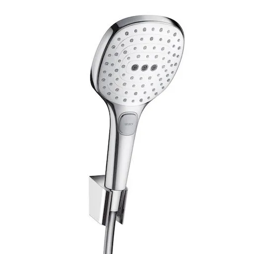 Hansgrohe Raindance Select E sprchová hlavica s hadicou biela/chróm 26720400