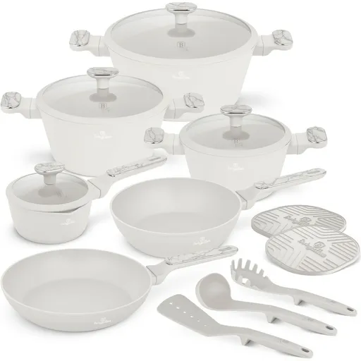 BerlingerHaus Súprava riadu s titánovým povrchom Sahara Marble, 15 ks