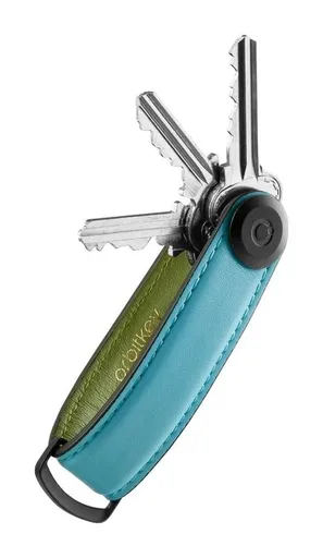 Kľúčenka Orbitkey Leather Sea Foam
