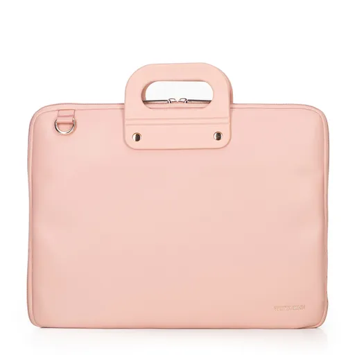 15” kabelka na notebook z imitácie kože ružová 100-3P-902-P