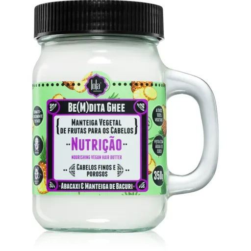 Lola Cosmetics BE(M)DITA GHEE NUTRIÇÃO vyživujúca maska na vlasy 350 g