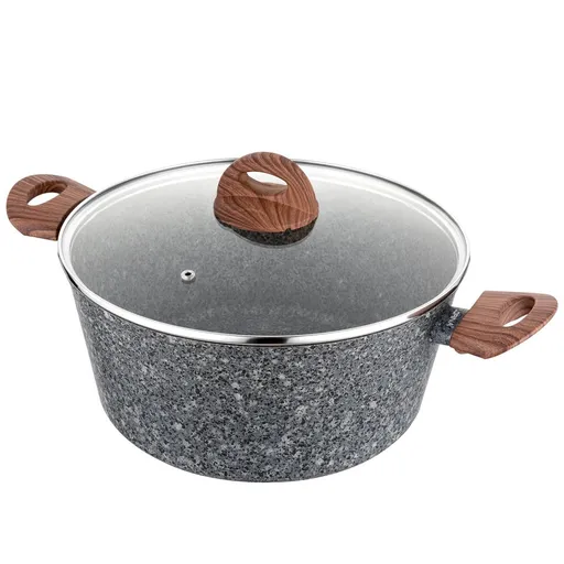 Florina Hrniec s pokrievkou Master MG,  28 cm, 6,1 l, šedá, pr. 28 cm