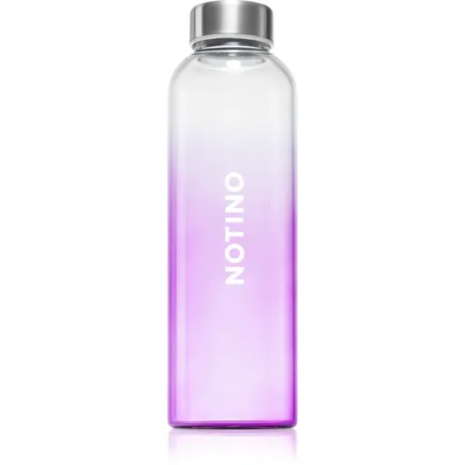 Notino Sport Collection Glass water bottle sklenená fľaša na vodu Purple 500 ml