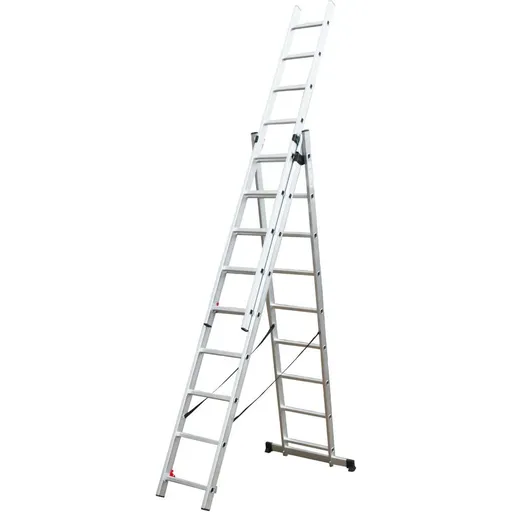 Fieldmann FZZ 4309 trojdielny rebrík, 3 x 9 priečok