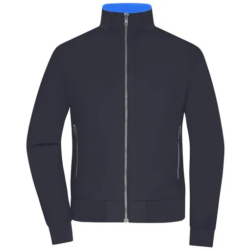 James & Nicholson (Daiber) Dámska ľahká obojstranná bunda JN1335 - Tmavomodrá / modrá | L